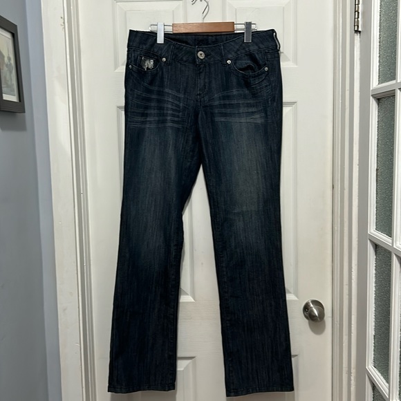 GUESS Y2K sequinned jeans. Size 31. - Picture 2 of 9